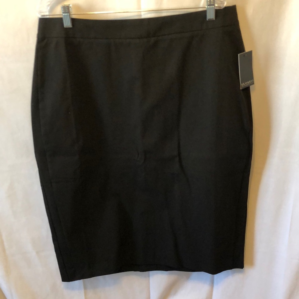 Eloquii black dress skirt.  Has a matching new jacket sold separately